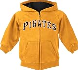 Pittsburgh Pirates Gold Toddler Fleece Full-Zip Hooded Sweatshirt