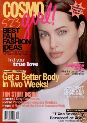 Cosmo Girl Magazine Angelina Jolie August 2003 Magazine