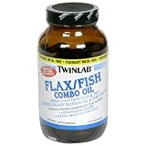 TwinLab Flax/Fish Combo Oil, PCB/Heavy Metal Free, Softgels, 120-Count Bottles (Pack of 3)