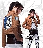 【コスプレ】DREAMPARK 腰巻き 合皮レザー 進撃の巨人 祭服 自由の翼 男女共用 リヴァイ エレン ミカサ アッカーマン アルミン (ワインレッド 腰巻き, 【Mサイズ】約ウエスト63cm-72cm 着丈23cm)DR160