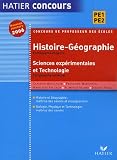 Histoire et Géographie, Composante majeure : Sciences expérimentales et technologie, Composante mineure