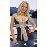 Brown and Beige Lace Designer Tunic Top by var goTwisterProductImageStrings = new Object();goTwisterProductImageStrings['prodImageNotAvailTextNoColor'] = 