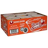 Nong Shim Bowl Noodle, Spicy Chicken, 3.03-Ounce Packages, 12-Count (Pack of 2)
