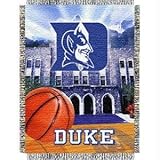 Duke Blue Devils NCAA Woven Tapestry Throw (Home Field Advantage) (48x60)