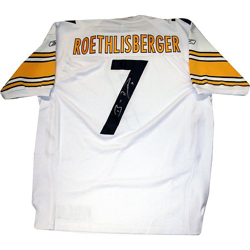 Steiner Sports NFL Pittsburgh Steelers Ben Roethlisberger Autographed Home White Authentic Jersey