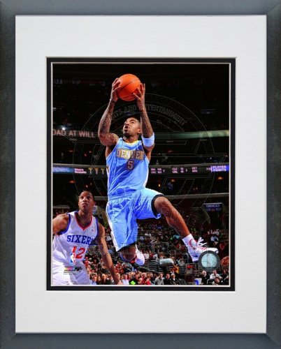 J.R. Smith Denver Nuggets - NBA Framed and Matted Photo - 2010-11 Action - 16x20 Photo
