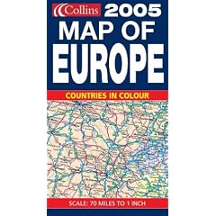 2005 Map of Europe (Road Map)