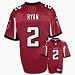 Matt Ryan Jersey: Reebok Red Replica #2 Atlanta Falcons Jersey - Large