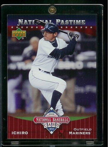 2006 Upper Deck Ichiro Suzuki Seattle Mariners Limited Edition Baseball Card - Shipped In Protective Screwdown Display Case!