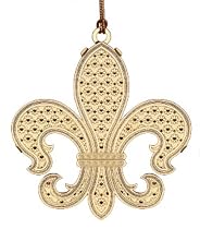 ChemArt Fleur De Lys Ornament
