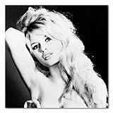 Brigitte Bardot B&W Matte Photograph - 12x12 Inches (Mépris, Le)