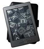 picture of "Kinobo Black Kindle Case/Cover/Folio PU Leather (Fits 6" Display 2011 ed. Kindle 4 without keyboard)