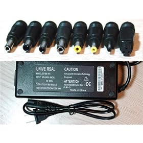 UNIVERSAL ADAPTER LAPTOP AC ADAPTER DISPLAY SONY COMPAQ ACER NEC HP ASUS TOSHIBA IBM AMS FUJITSU Gateway Panasonic Sharp Dynabook Winbook 120w