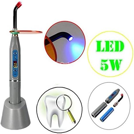 5W 1500mw Wireless Cordless LED Cure Hardening Lamp Light for Dentist