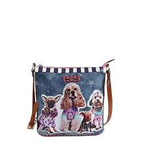 Nicole Lee Cross Body Bag, Dog Family, One Size
