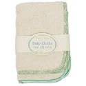 Bumkins Organic Cotton Burp Cloth 2-Pack - Sage
