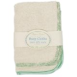 Bumkins Organic Cotton Burp Cloth 2-Pack - Sage