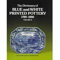 The Dictionary of Blue and White Printed Pottery, 1780-1880: Additional Entries v. 2 (Dictionary of Blue & White Printed Pottery, 1780-1880)