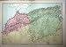 c1910 MAP MOROCCO ALGERIA TUNIS MEDITERRANEAN GIBRALTAR