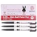 Xeno Shinzi Katoh Mon Peluche 0.38 Mm Slim Ball Point Pen Box (Pack of 12) Black Ink