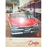 1957 DODGE Swept Wing Sales Brochure Literature Book by Dodge