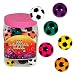 5 x Flummi Fußball 40mm, Hüpfball, Springball, Fussball, Fanartikel