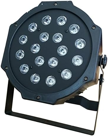 (Pack of 4) Yuexin 18x3w flat par light LED par 64 for KTV stage disco light dj RGB par light