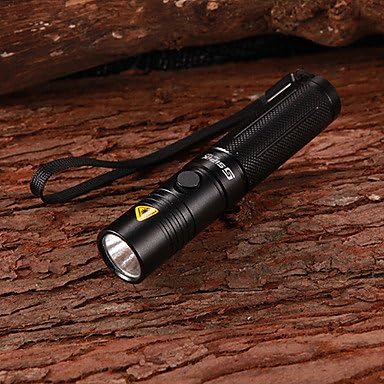 SIPIK HK21 18650 Cree Q3-WC 3-Mode 160Lumen White LED Flashlight with Strap (1x18650)