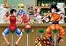 300ピース ドラゴンボールZ×ワンピース 悟空VSルフィ 大食いバトル!? 300-330