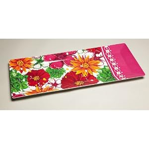 Floral Splash Eco Bamboo Tray