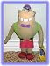 Retired Hanna Barbera Large 16 Inch Plush Magilla Gorilla Plush Doll