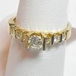 14K Yellow Gold Diamond Engagement Ring