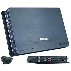SSL EV4.2000 EVOLUTION 2000W, 4 Channel MOSFET Amplifier with Remote Subwoofer Level Control by Ssl