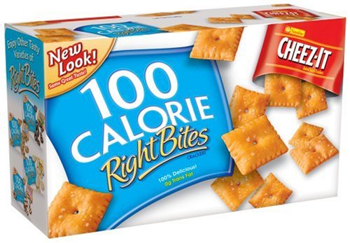 Buy Now at Amazon.com: Sunshine Cheez-It Baked Snack Crackers, Right Bites 100 Calorie Packs, 6-Count Boxes (Pack Of 6)