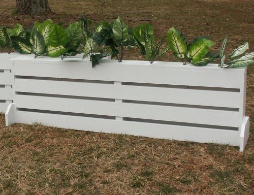 Horizontal Panel Brush Box 24 inch White