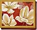 Lap Tray Tulips on Red