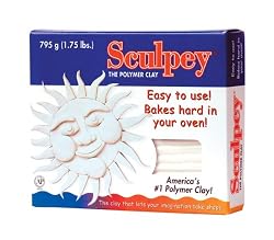 Sculpey Polymer Clay -White - 1.75 lb.
