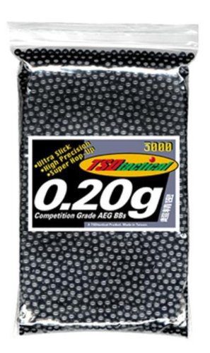 TSD Tactical 3,000 ct. Bag Plastic Black Airsoft 