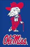 University of Mississippi Ole Miss Rebels Flag - Garden Size