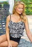 Longitude® Sand Dunes Triple Tier Tank - Women's Swimsuit Plus Size Swimsuits