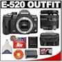 Olympus Evolt E-520 Digital SLR Camera with 14-42mm f/3.5-5.6 Lens + 8GB CF Memory Card + BLM-1 Battery + Cameta Bonus Accessory Kit