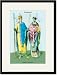 Black Framed/Matted Print 17x23, Emperor Zhenrich II, 10th Century