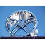 Chevrolet Corvette Z06: Set of 4 genuine factory 18inch chrome wheels by L.A. Wheel and Tire