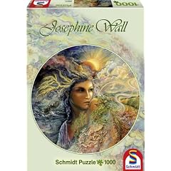 Schmidt Spiele 58847 - Josephine Wall, Die Elemente, rundes 1000 Teile Puzzle