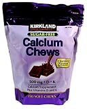 Kirkland Signature Calcium Chews 500 mg with Vitamin D and Vitamin K Sugar Free