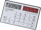 シチズン 手帳サイズ電卓(8桁表示) W11-S