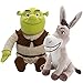 DreamWorks Shrek Combo Pack: 12 inch Plush Shrek & Donkey with a 30 Page - Pocket Full of Dreams - Story Book