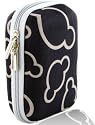 Black Pattern Hard Shockproof Camera Case for Fujifilm FinePix L55 Digital Camera
