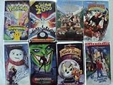 Kids and Children 8 Pack VHS Movies, Pokemon, the First Move: Mew Two Mew, Pokemon 2000, Richie Rich: Macaulay Culkin, Edward Herrmann, John Larroquette, Richie Richs: Christmas Wish: David Gallagher, Eugene Levy, Keene Curtis, Jack Frost with Michael Keaton, Batman Beyond: Return of the Joker, Tom & Jerry: The Magic Ring, Willy Wonka & the Chocolate Factorystarring Gene Wilder, Jack Albertson, Peter Ostrum and Roy Kinnear