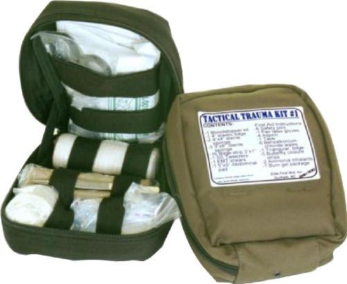Fully Stocked MOLLE Tactical Trauma Kit First Aid Pouch